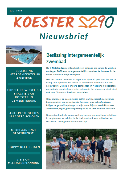 Thumbnail: Nieuwsbrief juni 2025